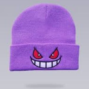 Gengar Beanie One Size Fits Most Inspired by Pokemon